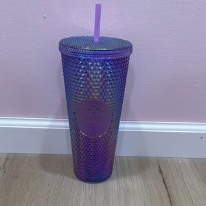 Starbucks Iridescent Purple Tumbler with Studded Design